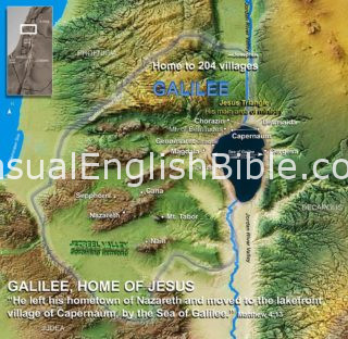 map of Galilee