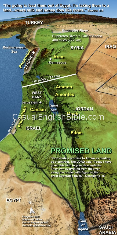 canaan map abraham
