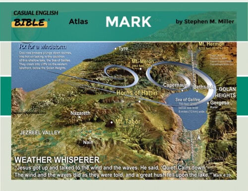 cover photo for atlas of Bible maps for Mark in the Casual English Bible