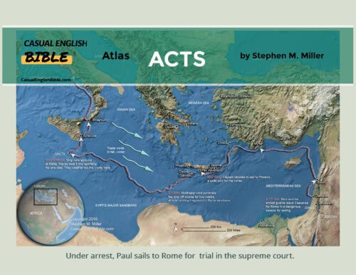 cover photo for atlas of Bible maps for Acts in the Casual English Bible