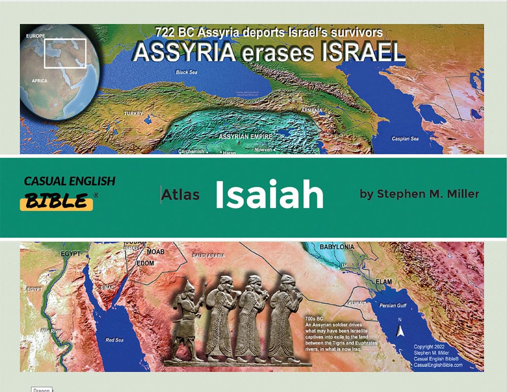 Cover of Isaiah Atlas of 3D Bible maps for Casual English Bible