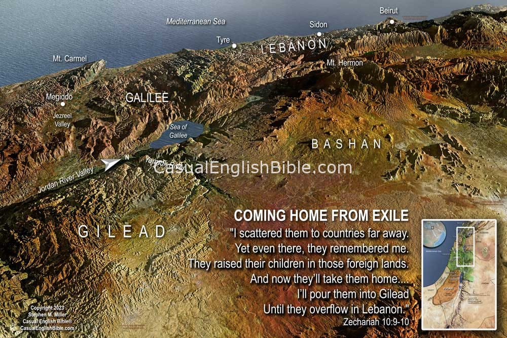 Map of Sea Peoples - Casual English Bible
