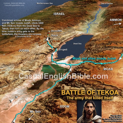 Map: Battle of Tekoa