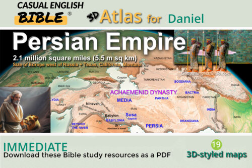 Daniel promo for Casual English Bible Maps